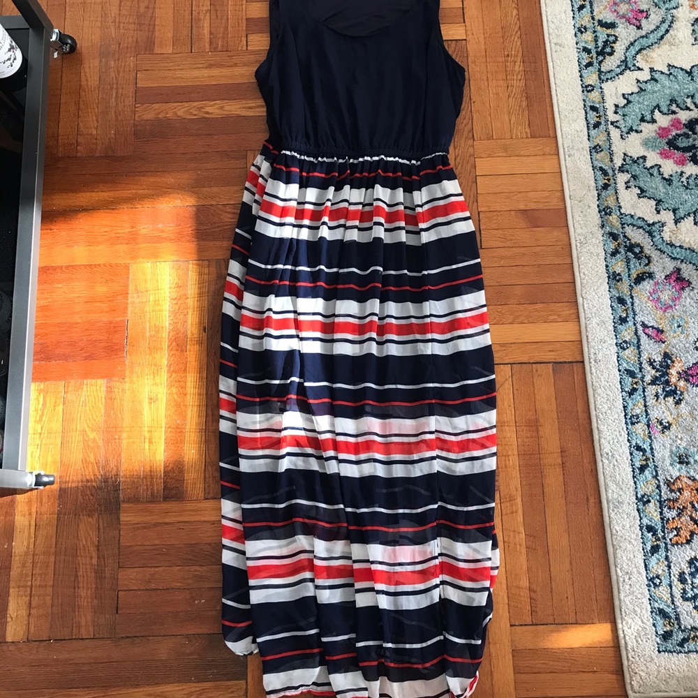 Striped maxi dress